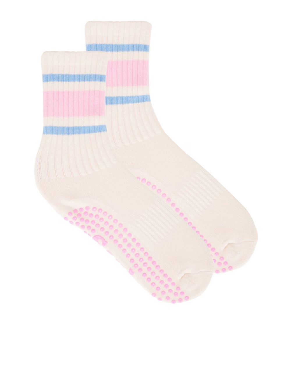 Souls Pink Retro Grip Socks